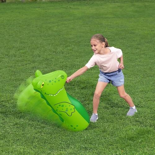 Costal De Box Inflable Punching Bag Infantil Animales 3 Color Celeste