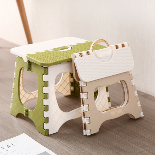 Taburete Plegable De Plástico, Taburete Portátil Multiusos