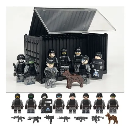 Minifiguras Militares Con Forma De Soldado Juguete fuerzas E