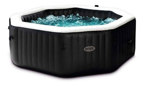 Imagen 3 de 10 de Spa Inflable New Burbuja+jets Deluxe P/4 Pers. Intex Cuotas