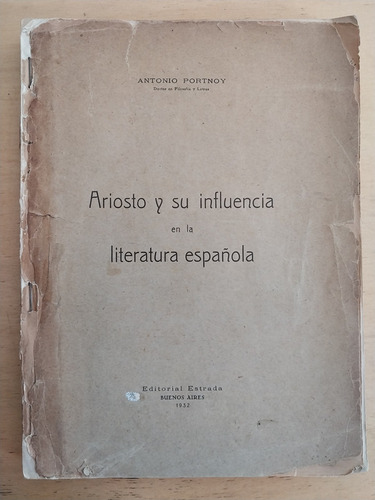 Portnoy- Ariosto Y Su Influencia En La Literatura Española