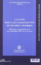 Comprar Libro La Lucha Por La Igualdad Efectiva De Mujeres Y Hombres