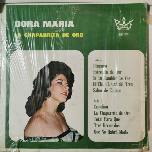 Disco Lp: Dora Maria- La Chaparrita De Oro