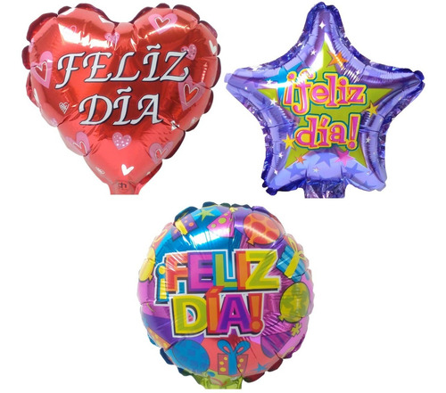 Globo Feliz Día Metalizado