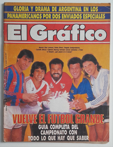 Revista El Grafico 3542 - Guia Del Futbol Argentino 87/88 Fs