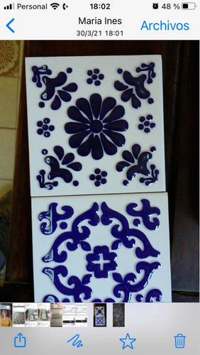 Ceramica 10x10 De Colores Estilo Mexicano Unidad