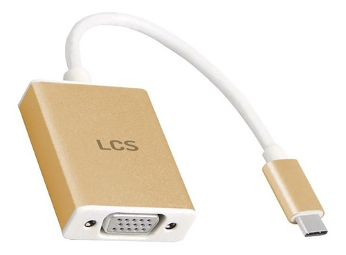 Cable Adaptador Conversor Usb-c A Vga Lcs Premium Full Hd