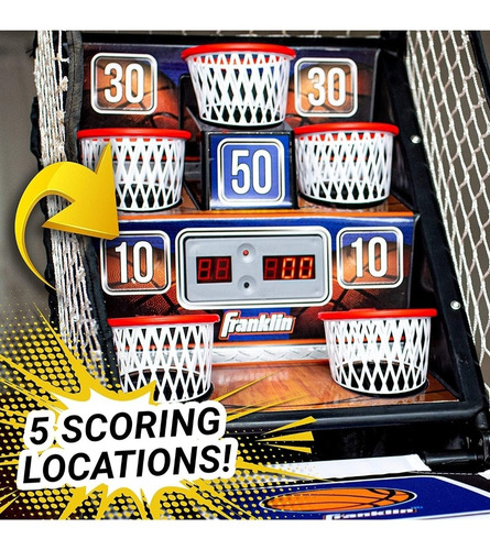 Juego Mesa Mini Arcade Basketball Con Luces Y Sonido