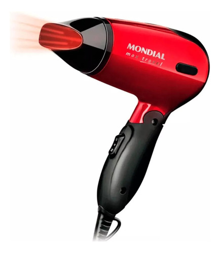 Secador De Cabelo Portátil Dobrável Max Travel Sc-10 Mondial