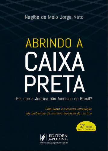 Abrindo A Caixa Preta, De Neto Jorge. Editora Juspodivm Em Português