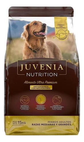 Alimento Juvenia Nutrition Perro Mediano Y Grande X 15 Kg