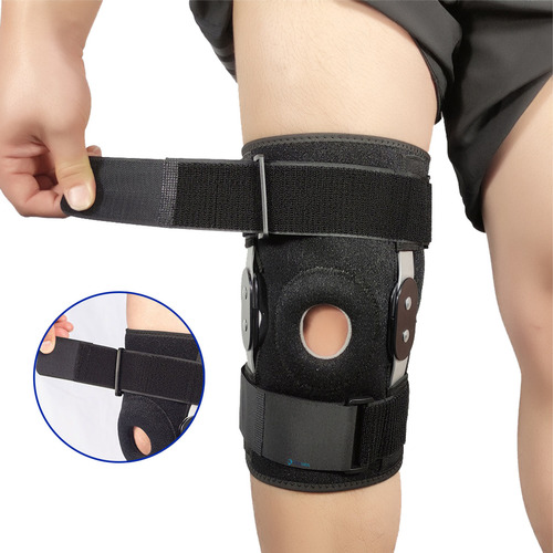 Portabs Rodillera Ajustable Para Dolor Y Lesiones De Rodilla Color Negro Talla M