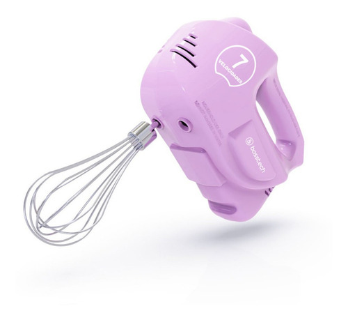 Batidora De Mano Bosstech Clasica Bsed-m3 Rosa 200w