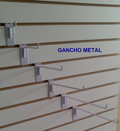 Imagen 1 de 2 de 100 Gancho Blister Exhibipanel Panel Ranurado 1 Cja X Compra