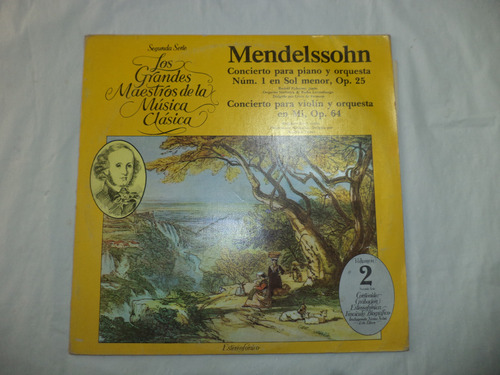 Lp. Concierto Para Piano Y Orquesta, Núm 1. Mendelssohn (Usado)