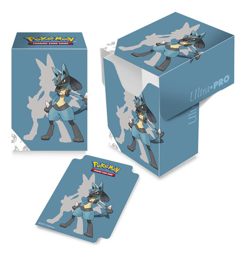 Ultra Pro Lucario - Caja De Cubierta Con Vista Completa Para