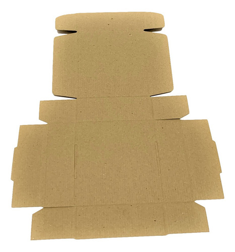 15 Cajas De Cartón 22 X 22 X 4 Cm Autoarmables