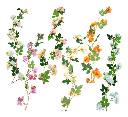 Plantas Artificiales Enredaderas De Flores