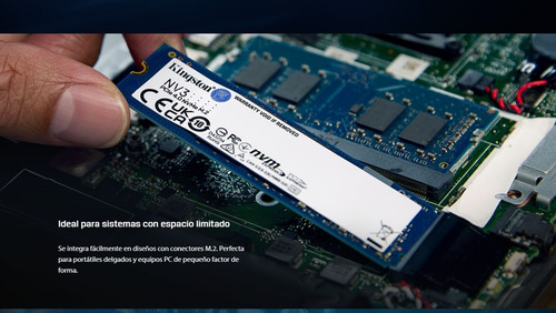 Disco Sólido Ssd 2 Tb Kingston Nv3 Nvme Pcie 4.0 6000 Mb/s Azul