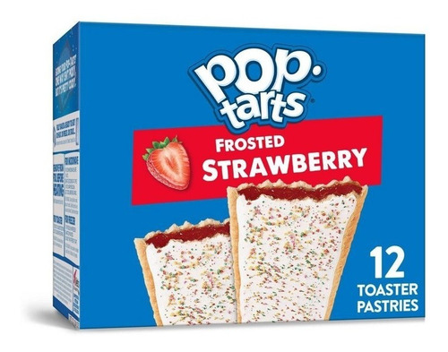 Kelloggs Pop Tarts Fresa Pastelillo Tostar 12 Pack 576g