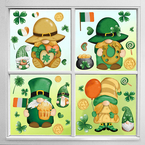 Pegatinas K, 9 Unidades, Diseño De San Patricio Irlandés, Bo