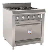 Comprar Cocina Morelli 4 Hornallas, Plancha, Horno C\u002F Piso Refractar
