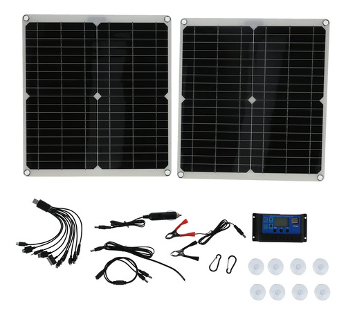 Pieza Panel Solar Sistema Fotovoltaico Para Acampar