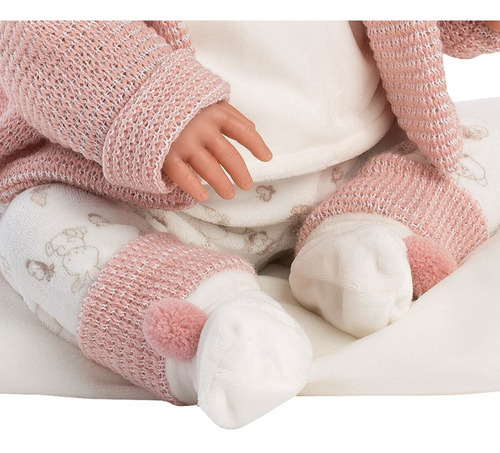 Muñeca Real Tina 45cm Llorona Bebe Reborns Llorens De España