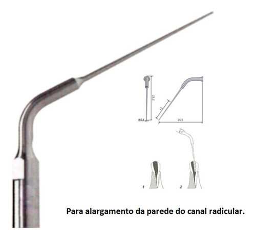 Inserto Para Ultrassom Endo 44 25mm Ortus