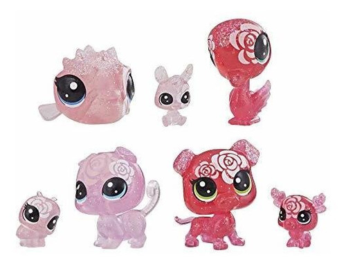 Littlest Pet Shop Petal Party Rose Collection, 7 Mascotas, P