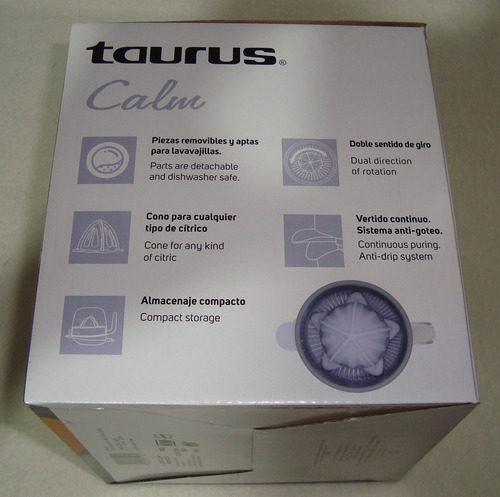 Exprimidor De Cítricos Taurus Jarra De Plástico De 1l