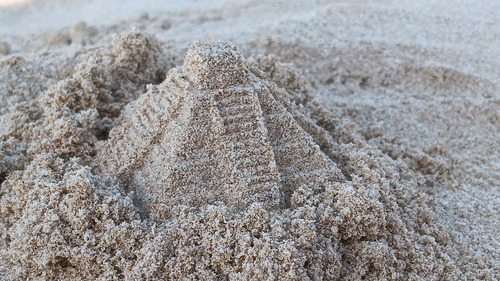 Molde De Chichen Itza, Para Hacer Figuras Con Arena De Playa