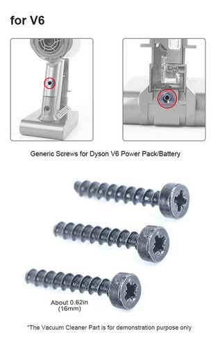 30 Tornillos Y Clavos Para Aspiradora Inalámbrica V6 V7 V8 V