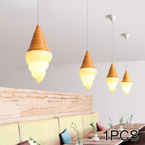 Simples Sorvete Lustre Jantar Lâmpada Led Luzes Luz Amarela