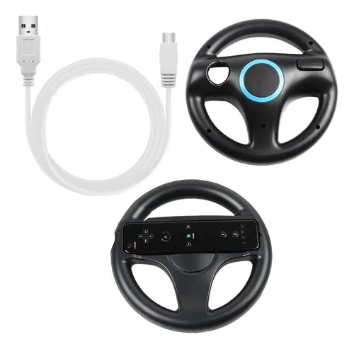 Volante Con Asa Wii U Y Cable De Carga