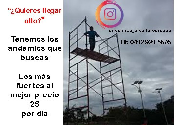 Imagen 2 de 7 de Alquiler De Andamios En Caracas