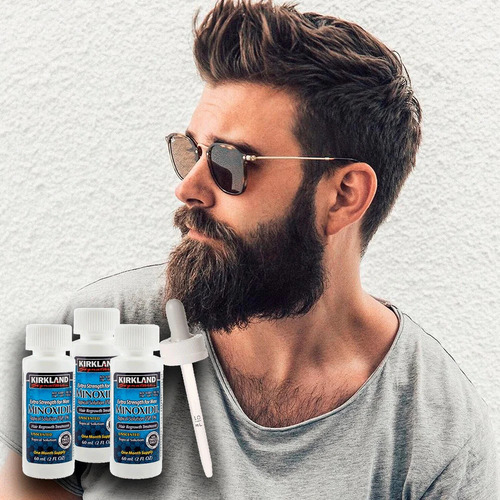 Kirkland Minoxidil 5% Tópico Kit 6 Unid + Obsequio