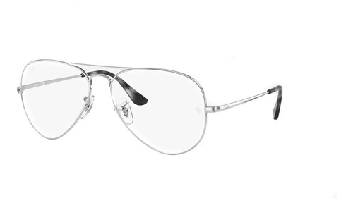 Lentes Monturas Ray Ban Plateadas, Originales Y Con Boleta