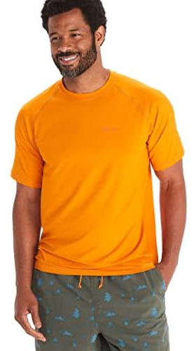 Marmot Polera De Manga Corta Windridge Para Hombre, Pimien