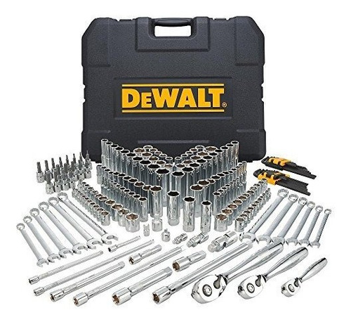 Kit De Herramientas Mecánicas Dewalt Y Juego De Dados, 204 