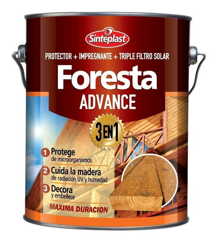 Foresta Advance Protector Impregnante Maderas Brillante X20l