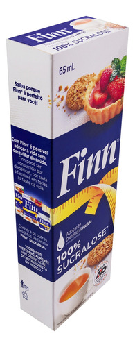 Adoçante Finn líquido sem glúten 65 mL