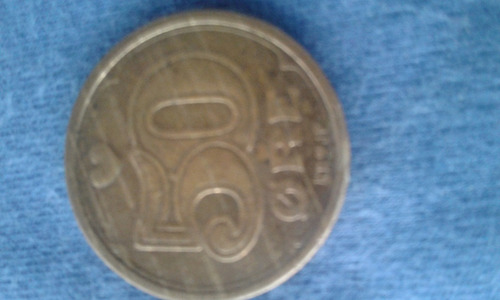 Moneda De Dinamarca De 50 Ore De 1989 { Vf }