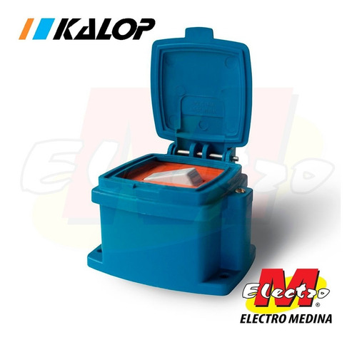 Caja Capsulada Punto 6a Aplique Tecla Kalop Electro Medina