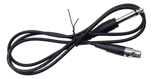 Cable Con Conector Mini Xlr A Plus 1/4 Mono Para Instrumento