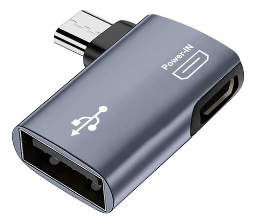 Adaptador Otg De 2 Piezas Para Fire Stick, Ángulo Izquierdo/