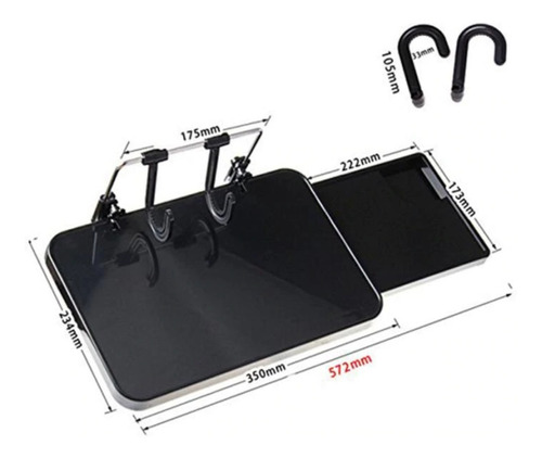 Imagen 5 de 6 de Mesa Para Auto Bandeja Plegable Apoya Notebook Premium