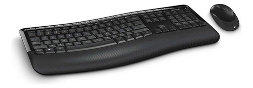 Teclado Wireless Comfort 5050 Aes Microsoft Español Color del mouse Negro Color del teclado Negro