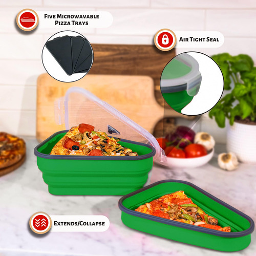 Recipiente De Almacenamiento Para Pizza, Paquete De Pizza Re