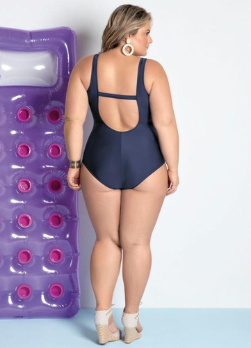 Imagem 3 de 4 de Maiô Com Bojo Varias Cores Plus Size Moda Praia E Piscina